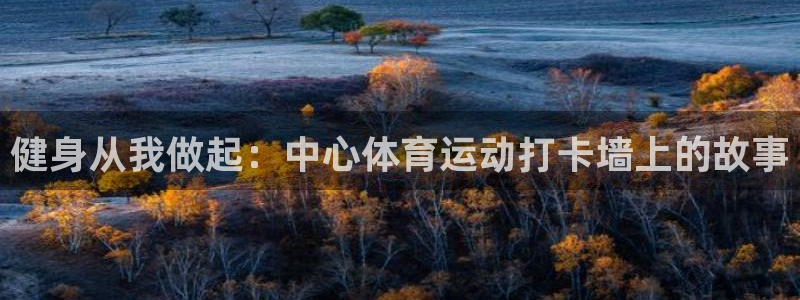 红蓝体育直播在线观看：健身从我做起：中心体育运动打卡墙上的故事